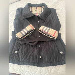 Burberry Black Quilted Jacket